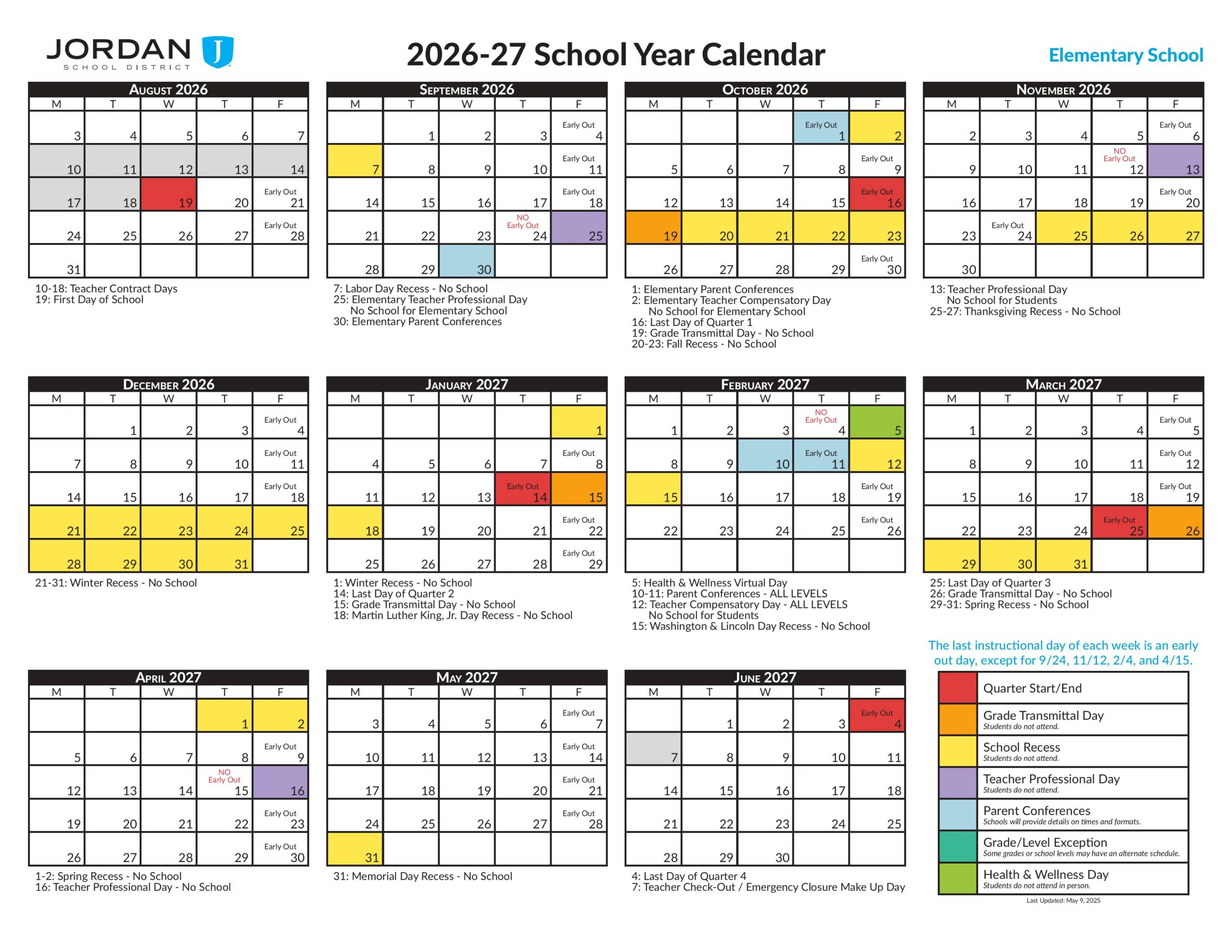 2026-2027 Calendar