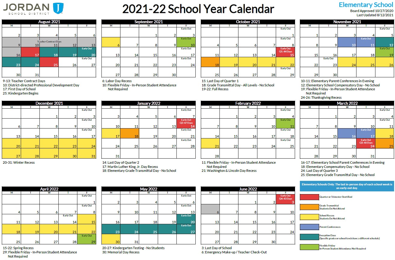 University Of Utah Academic Calendar 2023 Academic Calendar – Elk Meadows Elementary