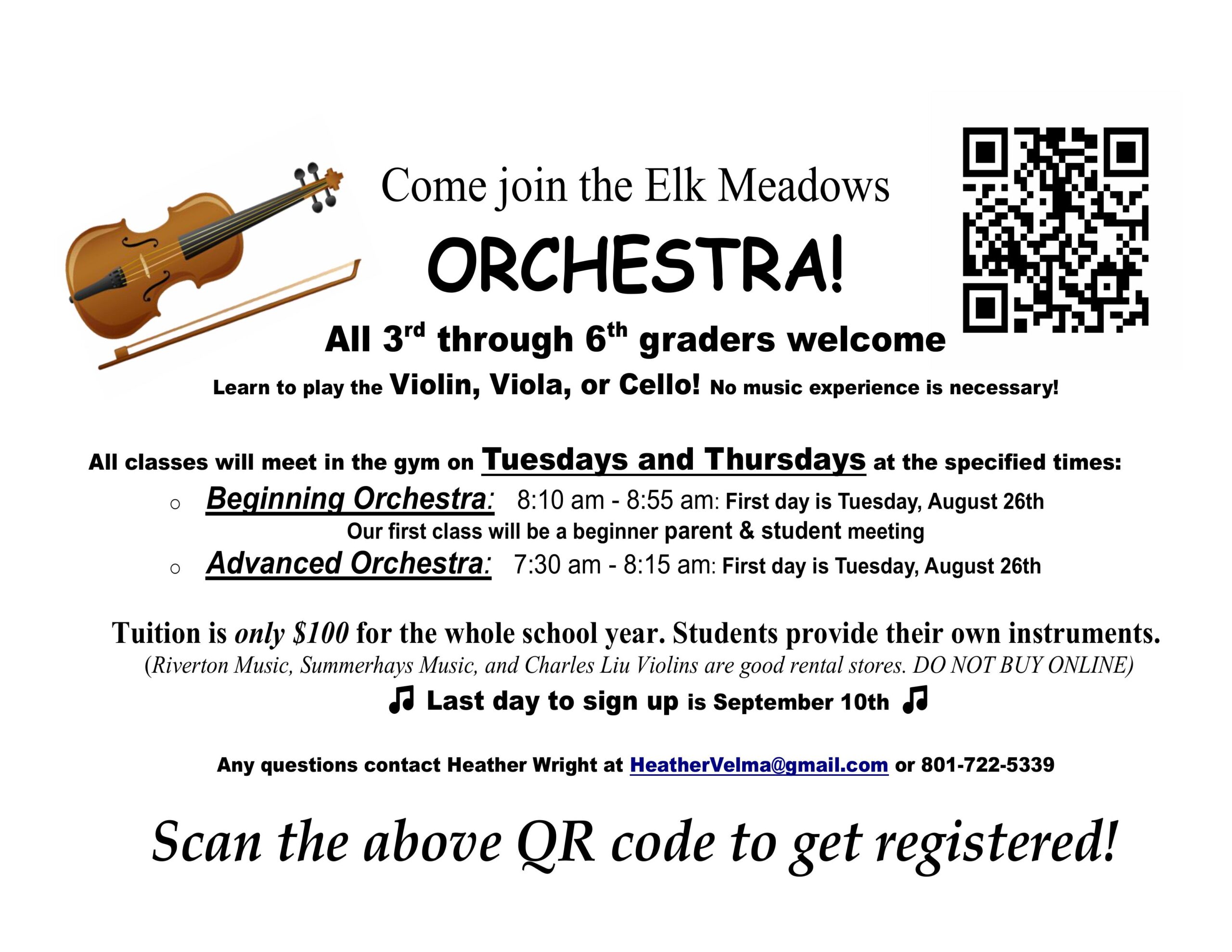 Orchestra Flier 