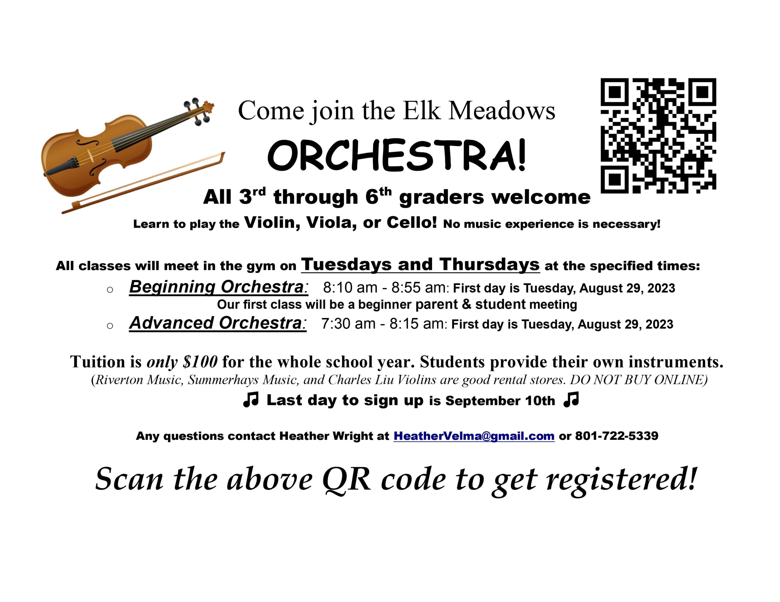 Orchestra Flyer 