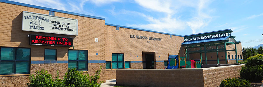 Elk Meadows Elementary front of school