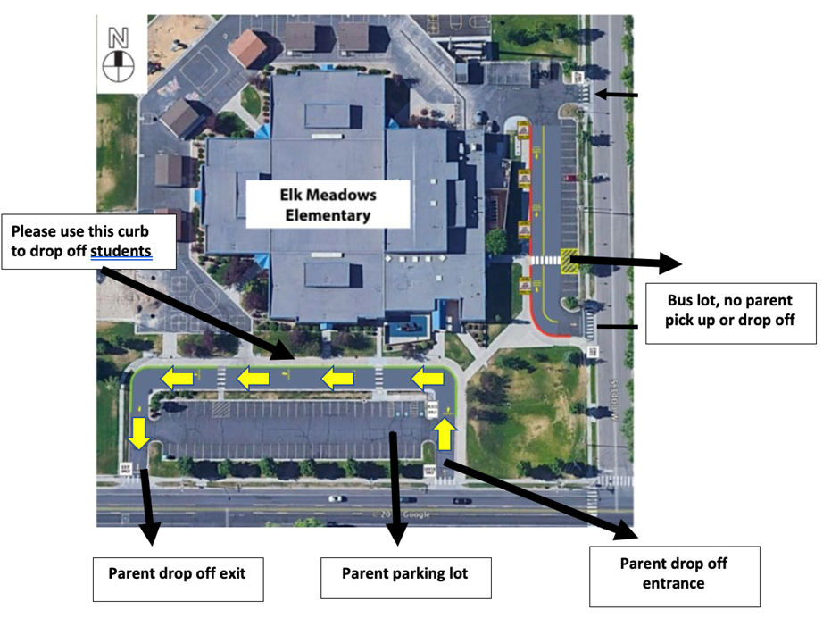 Picture of drop off and Pick up Routes